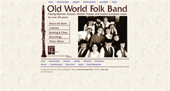 Desktop Screenshot of oldworldfolkband.org